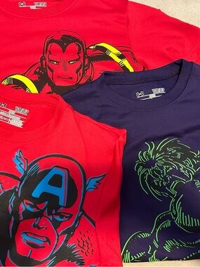 Under Armour Marvel Tshirts for Boys